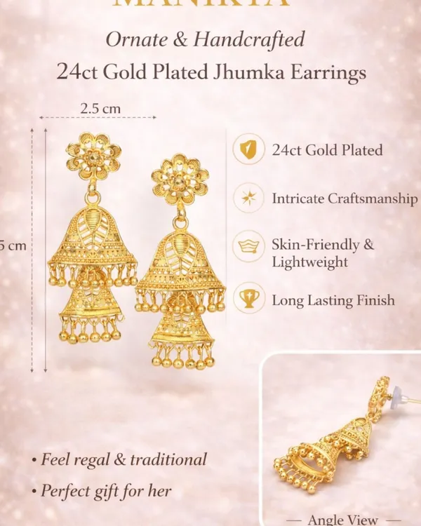 Bridal_Wedding_Jewellery_Set_Earrings_City_Girl_Gold