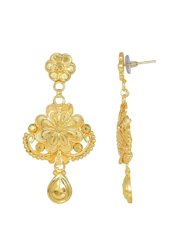 Bridal_Wedding_Jewellery_Set_Earrings_Women_Gold
