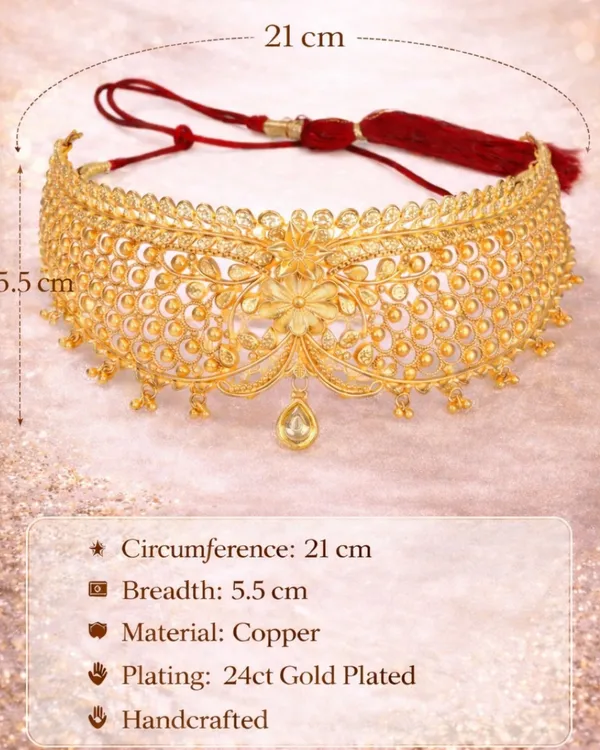 Bridal_Wedding_Jewellery_Set_Earrings_Women_Gold
