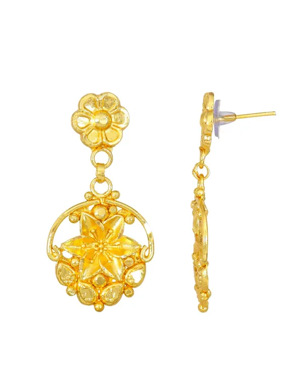 Bridal_Wedding_Jewellery_Set_With_Earring_Gold