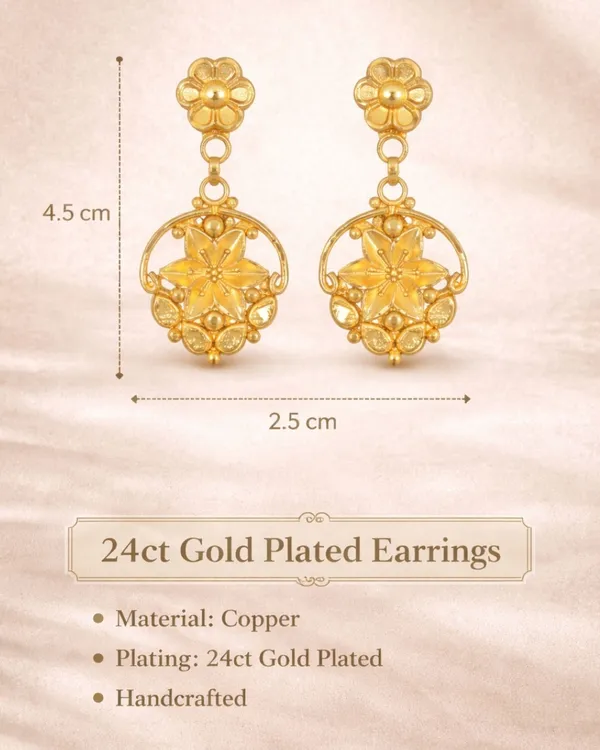 Bridal_Wedding_Jewellery_Set_With_Earring_Gold
