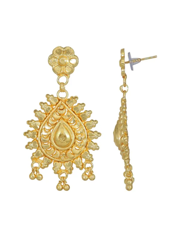 Bridal_Wedding_Jewellery_Set_With_Earrings_Gold