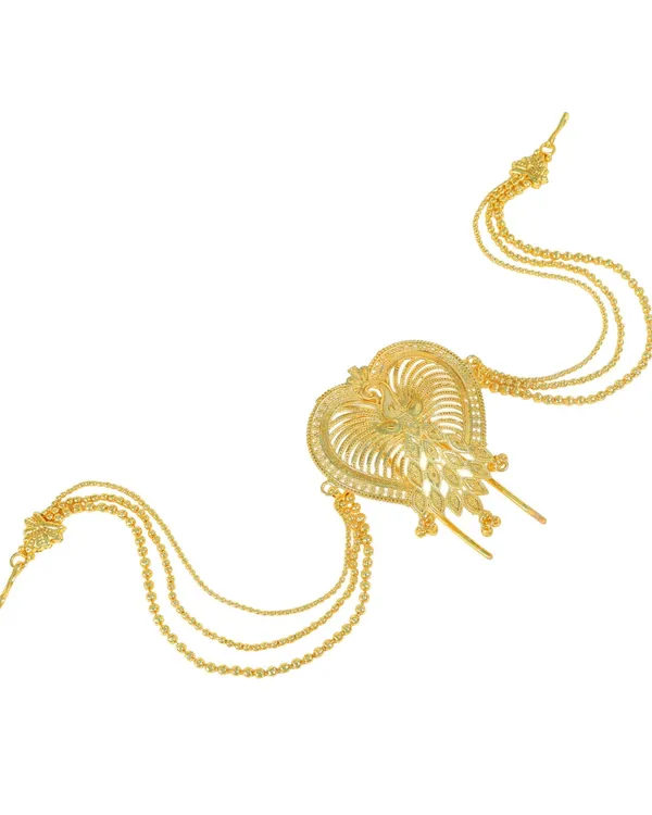 City_Girl_Gold_Plated_Copper_Juda_Pin_For_Women_Gold