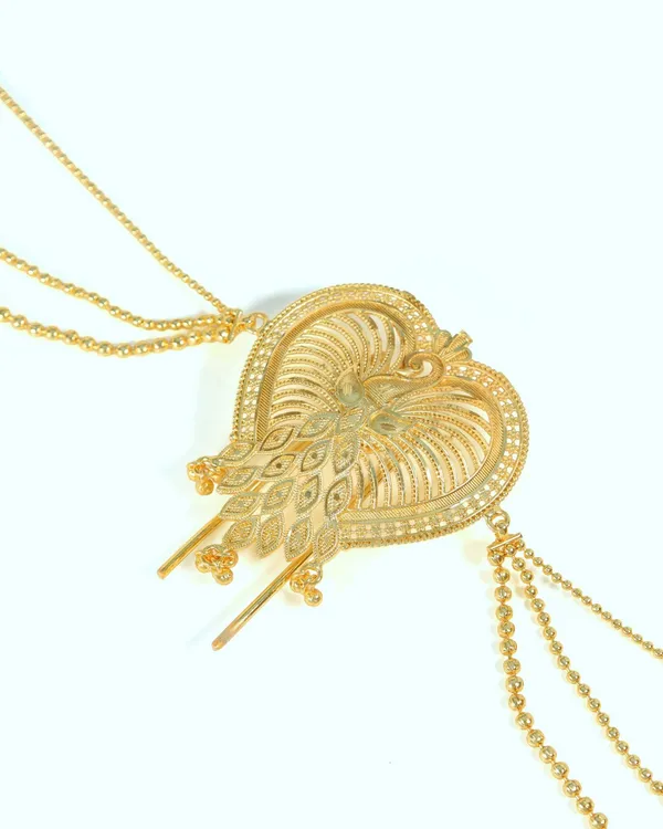 City_Girl_Gold_Plated_Copper_Juda_Pin_For_Women_Gold