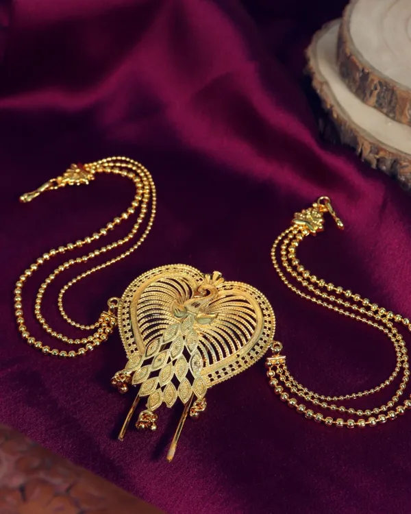 City_Girl_Gold_Plated_Copper_Juda_Pin_For_Women_Gold