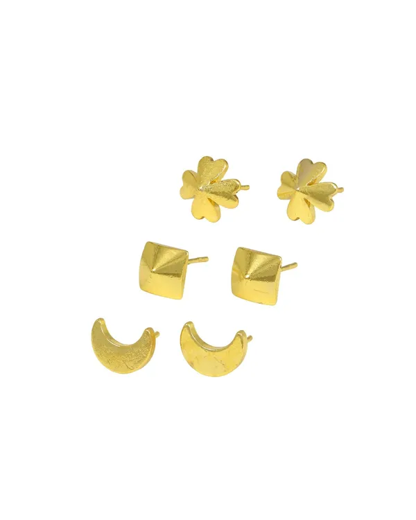 Gold_Plated_Designer_Stud_Earrings_Gold