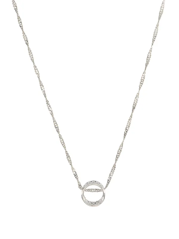 City_Girl_Rhodium_Plated_Circular_Ring_Pendant_For_Girls_18_Inch_Minimal_Necklace_Elegant_Daily_Wear_Lightweight_Minimal_Jewellery_Copper_Base_Metal_Elegant_Minimalist_Daily_Wear_Jewellery_Hypoallergenic_Nickel_Free_Default_Title