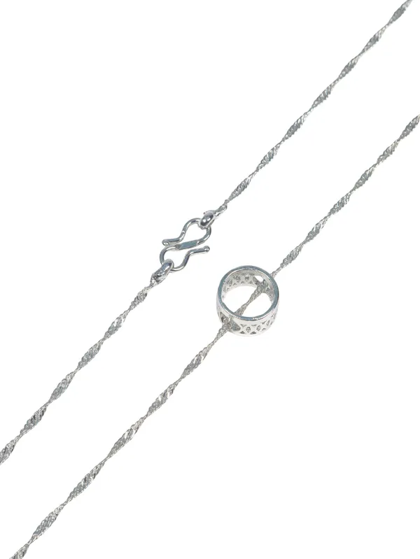 City_Girl_Rhodium_Plated_Circular_Ring_Pendant_For_Girls_18_Inch_Minimal_Necklace_Elegant_Daily_Wear_Lightweight_Minimal_Jewellery_Copper_Base_Metal_Elegant_Minimalist_Daily_Wear_Jewellery_Hypoallergenic_Nickel_Free_Default_Title