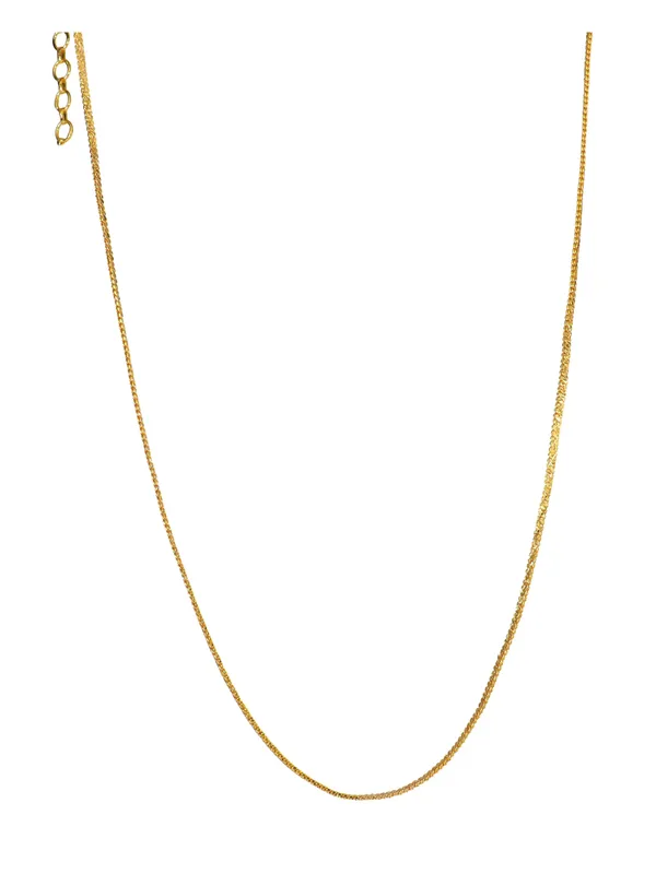 City_Girl_Pack_Of_3_Gold_Plated_Necklace_Chains_For_Women_Girls_18_Inch_Chain_Set_Lightweight_Daily_Wear_Jewellery_Elegant_Minimalist_Fashion_Chains_Gold_Tone_Necklace_Combo_Default_Title