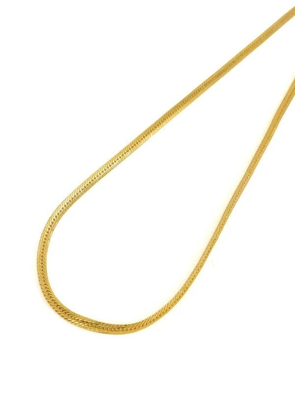 City_Girl_Premium_Gold_Plated_Flat_Cuban_Chain_For_Men_24_Inch_61_Cm_Length_5_Mm_Width_Durable_Fashion_Necklace_Chain_For_Men_Boys_Gold_Tone_Statement_Jewellery_Default_Title