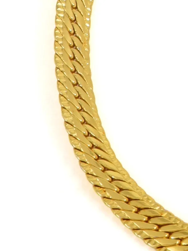 City_Girl_Premium_Gold_Plated_Flat_Cuban_Chain_For_Men_24_Inch_61_Cm_Length_5_Mm_Width_Durable_Fashion_Necklace_Chain_For_Men_Boys_Gold_Tone_Statement_Jewellery_Default_Title