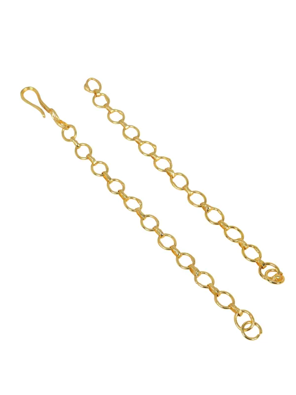 City_Girl_Kadi_Chain_Extension_Pair_Gold_Plated_Adjustable_Necklace_Extender_For_Chokers_Jewellery_Sets_Small_Closures_Pair_Of_2_Fashion_Jewellery_Accessory_Default_Title