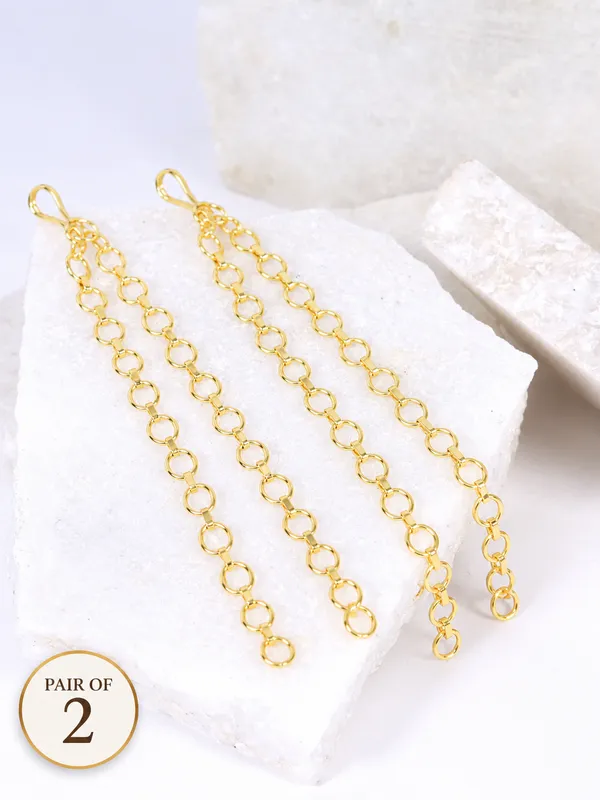 City_Girl_Kadi_Chain_Extension_Pair_Gold_Plated_Adjustable_Necklace_Extender_For_Chokers_Jewellery_Sets_Small_Closures_Pair_Of_2_Fashion_Jewellery_Accessory_Default_Title