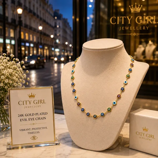 City_Girl_Jewellery_24k_Gold_Plated_Evil_Eye_Chain_Necklace_For_Women_Anti_Tarnish_Hypoallergenic_Multicolor_Enamel_Beads_Lightweight_Daily_Wear_Jewellery_24_Inch_Cn_1743_Default_Title