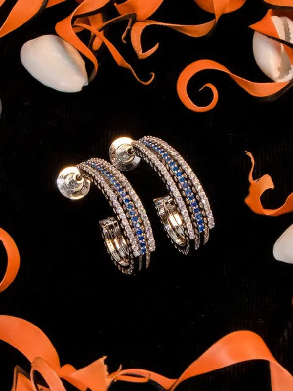 City_Girl_Shimmer_Rhodium_Plated_Elegant_Curve_Design_Studs_Navy_Blue_Copy_Default_Title