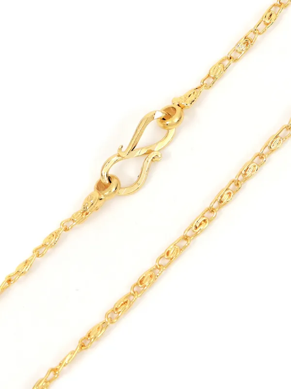 City_Girl_Jewellery_24ct_Gold_Plated_Chain_For_Women_Girls_20_Inch_Lightweight_Copper_Chain_Necklace_Gold_Replica_Daily_Wear_Necklace_Skin_Friendly_Rash_Free_Durable_Fashion_Jewellery_For_Casual_Office_Party_Wear_Cn_417_Default_Title