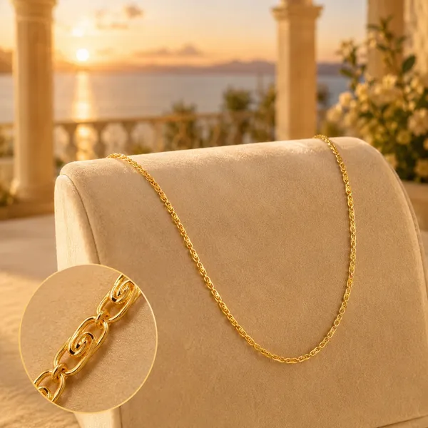 City_Girl_Jewellery_24ct_Gold_Plated_Chain_For_Women_Girls_20_Inch_Lightweight_Copper_Chain_Necklace_Gold_Replica_Daily_Wear_Necklace_Skin_Friendly_Rash_Free_Durable_Fashion_Jewellery_For_Casual_Office_Party_Wear_Cn_417_Default_Title