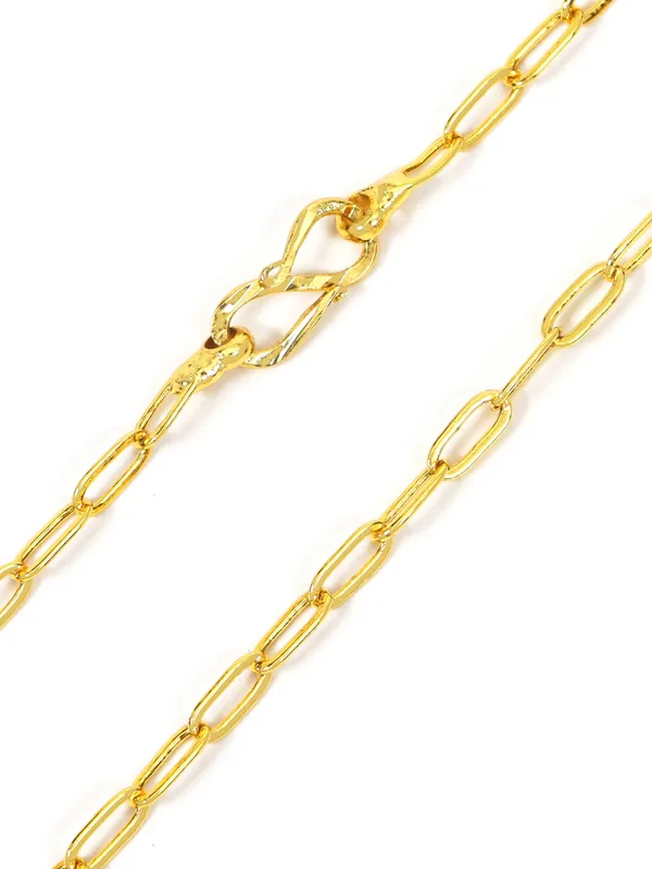 City_Girl_Jewellery_24ct_Gold_Plated_Chain_For_Women_Girls_20_Inch_Lightweight_Copper_Chain_Necklace_Gold_Replica_Daily_Wear_Necklace_Skin_Friendly_Rash_Free_Durable_Fashion_Jewellery_For_Casual_Office_Party_Wear_Default_Title