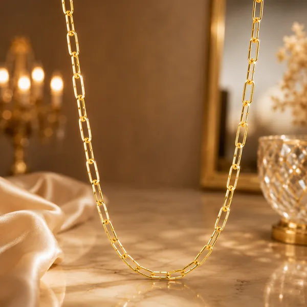 City_Girl_Jewellery_24ct_Gold_Plated_Chain_For_Women_Girls_20_Inch_Lightweight_Copper_Chain_Necklace_Gold_Replica_Daily_Wear_Necklace_Skin_Friendly_Rash_Free_Durable_Fashion_Jewellery_For_Casual_Office_Party_Wear_Default_Title