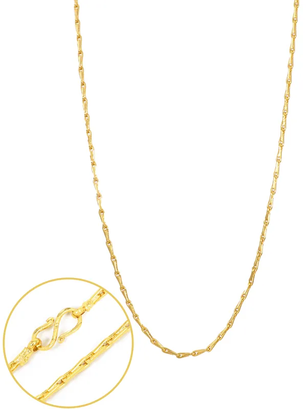 City_Girl_Jewellery_24ct_Gold_Plated_Chain_For_Women_Girls_24_Inch_Lightweight_Copper_Chain_Necklace_Gold_Replica_Daily_Wear_Necklace_Skin_Friendly_Rash_Free_Durable_Fashion_Jewellery_For_Casual_Office_Party_Wear_Default_Title