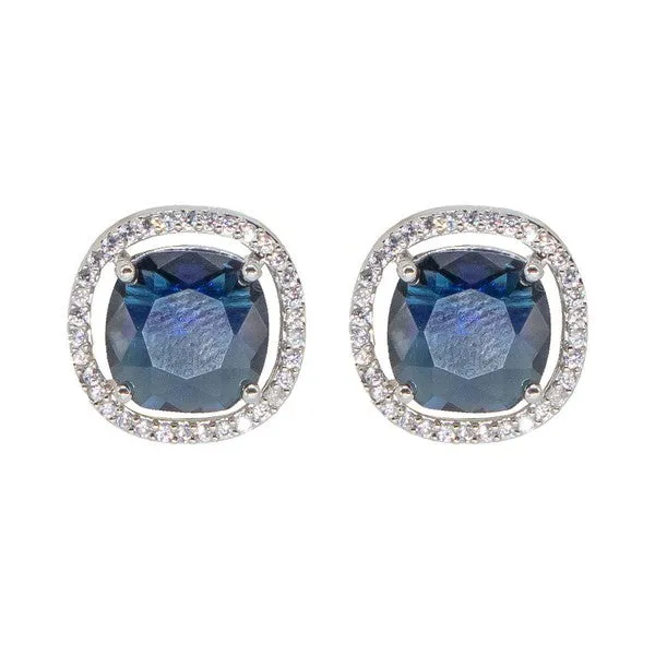City_Girl_Brass_Rhodium_Plated_Scarlet_Aura_Cz_Studs_Clear_Stone_Default_Title