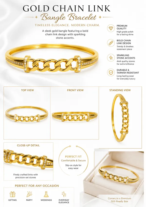 Citygirl_18k_Gold_Plated_Chain_Link_Openable_Kada_Bracelet_For_Women_Girls_Ad_Zircon_Stone_Bracelet_Anti_Tarnish_Premium_Locking_Bangle_Party_Wedding_Daily_Wear_Jewellery_One_Size_Default_Title