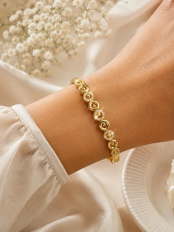 Citygirl_18k_Gold_Plated_Openable_Oval_Kada_Bracelet_For_Women_Crystal_Studded_Elegant_Bangle_Fits_Sizes_2_4_2_6_2_8_Premium_Fashion_Jewellery_Gift_For_Women_Girls_Default_Title
