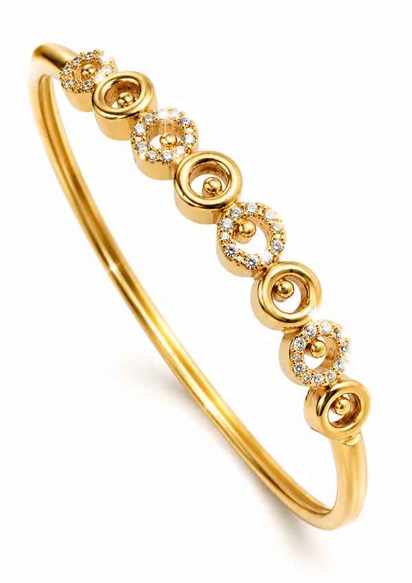 Citygirl_18k_Gold_Plated_Openable_Oval_Kada_Bracelet_For_Women_Crystal_Studded_Elegant_Bangle_Fits_Sizes_2_4_2_6_2_8_Premium_Fashion_Jewellery_Gift_For_Women_Girls_Default_Title