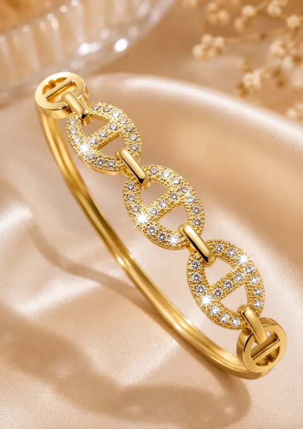 Citygirl_18k_Gold_Plated_Openable_Oval_Bracelet_For_Women_American_Diamond_Cubic_Zirconia_Cz_Stone_Kada_Anti_Tarnish_Fits_Sizes_2_4_2_6_2_8_Elegant_Party_Daily_Wear_Jewellery_Default_Title
