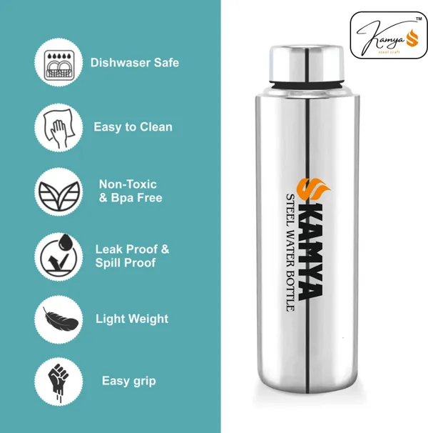 Kamya_Steel_Craft_Steel_Fridge_Bottle_1000_ml_Steel_Bottle_(Pack_of_1,_Steel/Chrome)