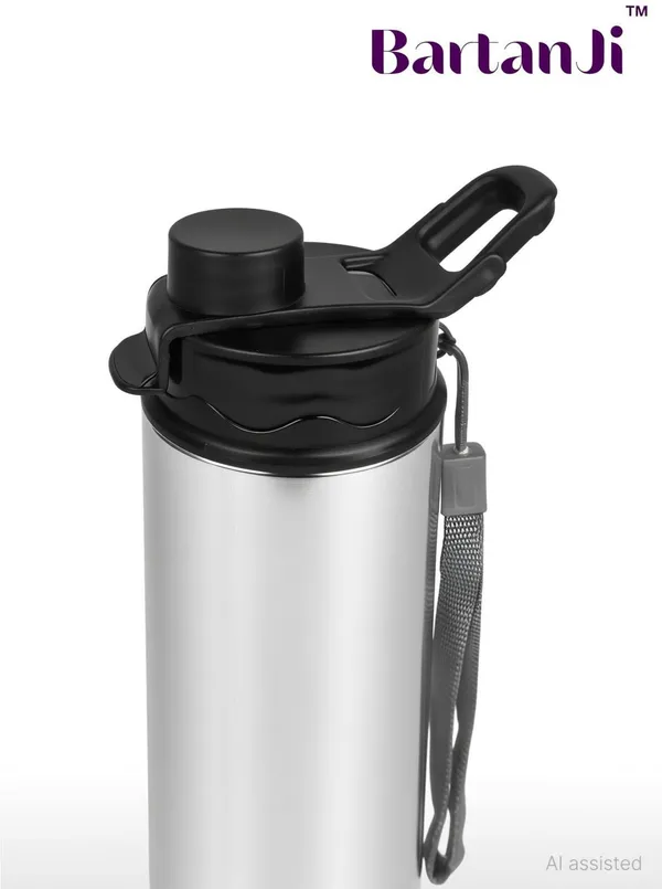 BartanJi_Stainless_Steel_Water_Bottle_with_Flip_Cap_&_Carry_handle_for_Office,_Gym,Travel_1000_ml_Stainless_Steel_Bottle_(Pack_of_1,_Steel/Chrome)