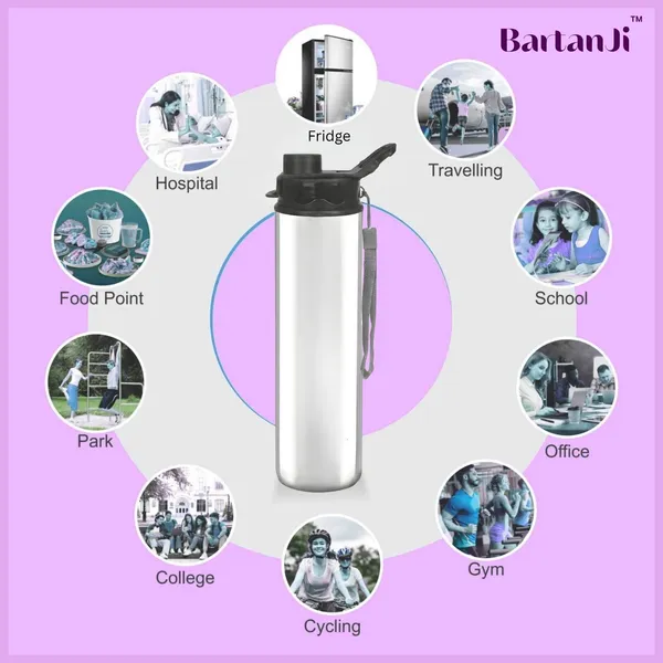 BartanJi_Stainless_Steel_Water_Bottle_with_Flip_Cap_&_Carry_handle_for_Office,_Gym,Travel_1000_ml_Stainless_Steel_Bottle_(Pack_of_1,_Steel/Chrome)