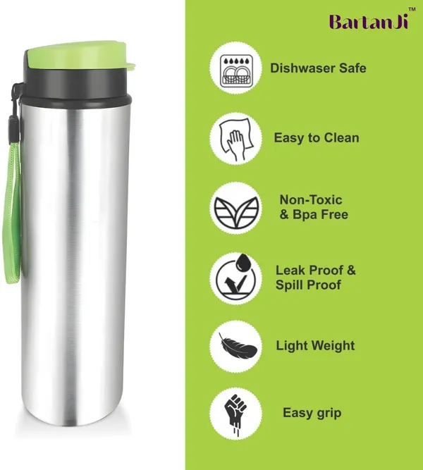 BartanJi_Stainless_Steel_Water_Bottle_with_Flip_Cap_&_Carry_handle_for_Office,_Gym,Travel_1000_ml_Stainless_Steel_Bottle_(Pack_of_1,_Steel/Chrome)