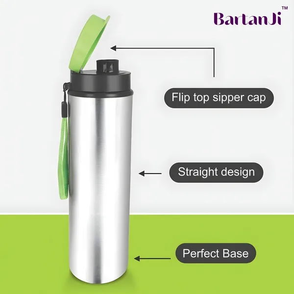 BartanJi_Stainless_Steel_Water_Bottle_with_Flip_Cap_&_Carry_handle_for_Office,_Gym,Travel_1000_ml_Stainless_Steel_Bottle_(Pack_of_1,_Steel/Chrome)