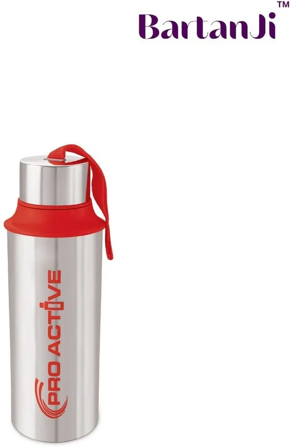 BartanJi_StainlessSteel_Water_Bottle_Leak-Proof_&_Rust-Free_Bottle_1000_ml_Stainless_Steel_Bottle_(Pack_of_1,_Red)