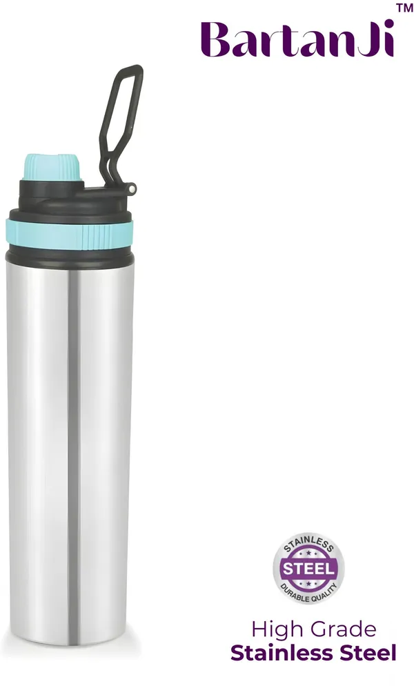 BartanJi_Insulated_Water_Bottle_1_Litre_Leakproof_Steel_Bottle_1000_ml_Stainless_Steel_Bottle_(Pack_of_1,_Steel/Chrome)