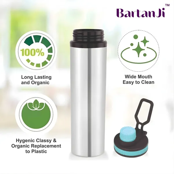 BartanJi_Insulated_Water_Bottle_1_Litre_Leakproof_Steel_Bottle_1000_ml_Stainless_Steel_Bottle_(Pack_of_1,_Steel/Chrome)