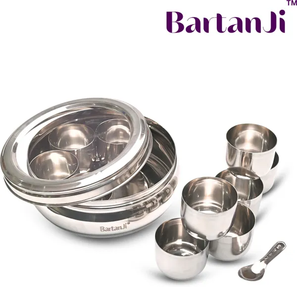 BartanJi_Stainless_Steel_Grocery_Container__-_2_L_(Silver)