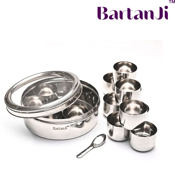 BartanJi_Stainless_Steel_Grocery_Container__-_2_L_(Silver)