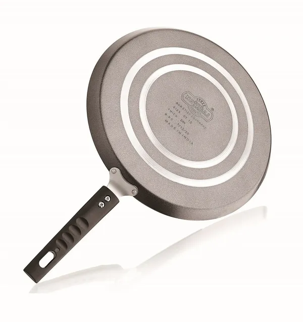 BartanJi_Aluminium_Non_Induction_Gas_Friendly_NonStick_Flat_Dosa_Tawa_2.6MM_Tawa_24_cm_diameter_(Aluminium,_Non-stick)