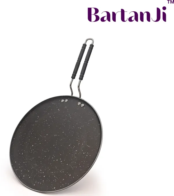 BartanJi_Multi_Tawa_with_Handle_built_with_a_4-layer_German_Greblon_non-stick_coating_Tawa_30_cm_diameter_(Aluminium,_Non-stick)