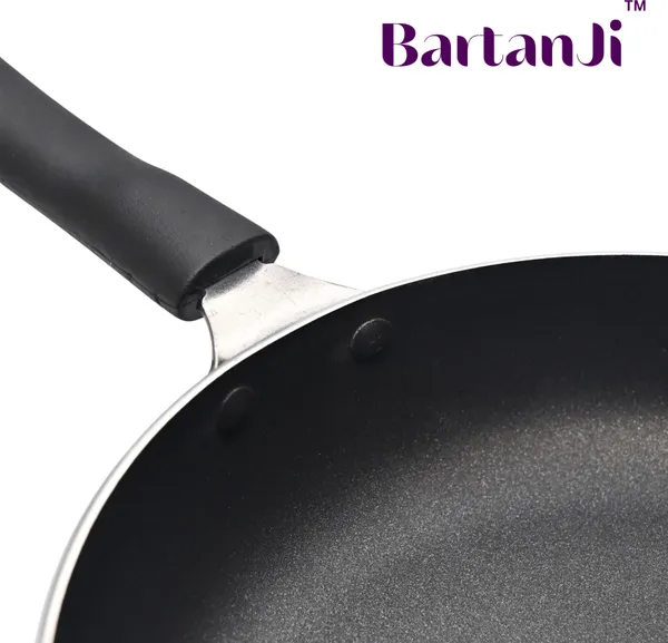 BartanJi_Fry_Pan,_3_layer_Greblon_coating_Non-Induction_Fry_Pan_28_cm_diameter_1_L_capacity_(Aluminium,_Non-stick)