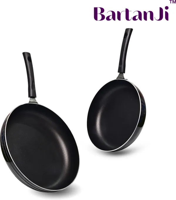 BartanJi_Fry_Pan,_3_layer_Greblon_coating_Non-Induction_Fry_Pan_28_cm_diameter_1_L_capacity_(Aluminium,_Non-stick)