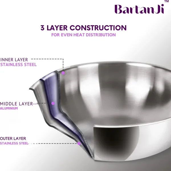 BartanJi_Stainless_Steel_Tasla_for_Home_&_Kitchen_Uses_-_Three_Layered_Tasla_for_Cooking_Tasla_3.2_L_capacity_22_cm_diameter_(Stainless_Steel,_Non-stick)