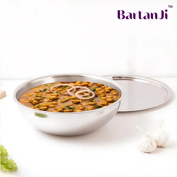 BartanJi_Stainless_Steel_Tasla_for_Home_&_Kitchen_Uses_-_Three_Layered_Tasla_for_Cooking_Tasla_3.2_L_capacity_22_cm_diameter_(Stainless_Steel,_Non-stick)