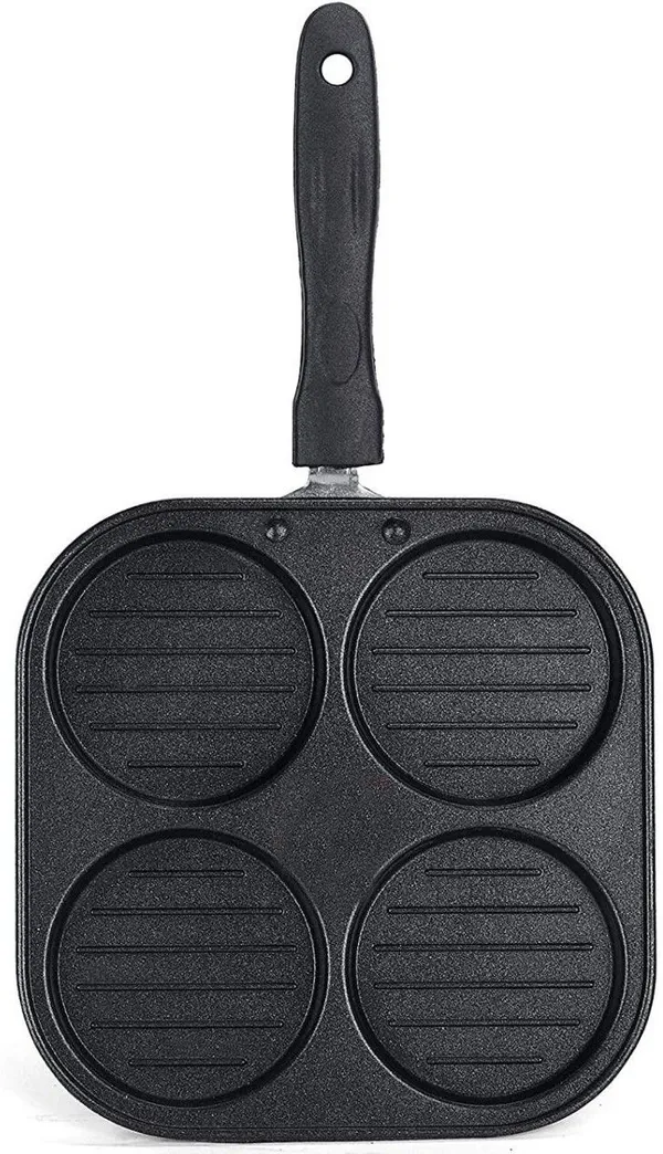 Jainex_Deluxe_Non-Stick_Uttapam_Pan/Multi_Snack_Maker_4_in_1_(Aluminium_,_Non-Stick)_Pancake_Pan_19.5_cm_diameter_1_L_capacity_(Aluminium,_Non-stick)