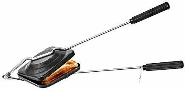 XLNS_Awesome_Non-Stick_Aluminium_Plain_Sandwich_Toaster/Sandwich_Maker/Gas_Toaster/Instant_Toast_Maker_Toast,_(Black)_Toast_Sandwich_Maker_(Black)
