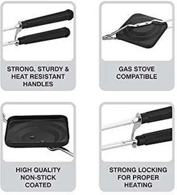 XLNS_Awesome_Non-Stick_Aluminium_Plain_Sandwich_Toaster/Sandwich_Maker/Gas_Toaster/Instant_Toast_Maker_Toast,_(Black)_Toast_Sandwich_Maker_(Black)