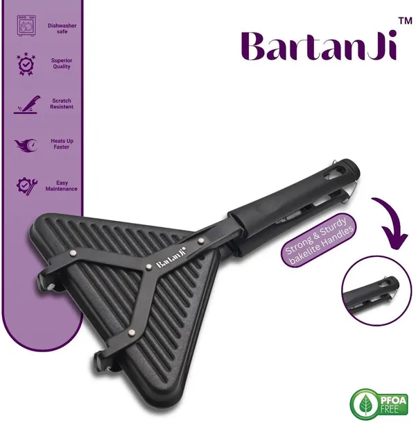 BartanJi_Triangle_Toaster_Grill_Sandwich_Maker_(Black)