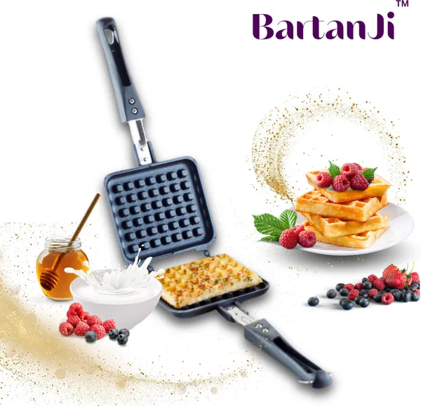 BartanJi_Premium_Gas_Stove_Waffle_(Black)